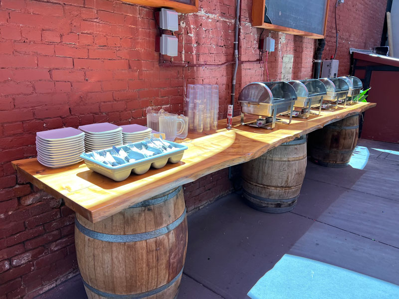 outdoor dining in san jose, the brit sports pub