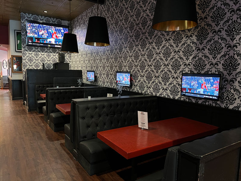 the brit sports pub and patio, indoor dining, san jose