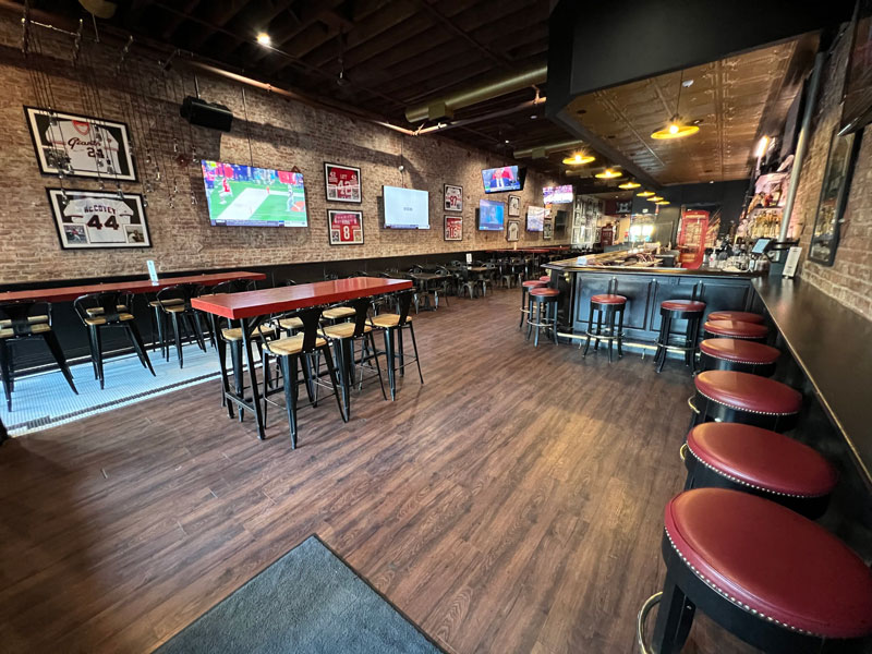 the brit sports pub and patio, indoor dining, san jose