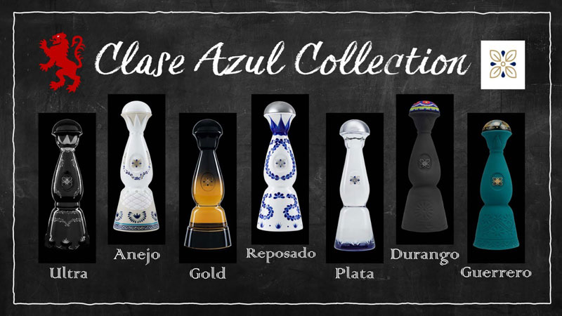 clase azul collection, drinks, brit sports pub san jose