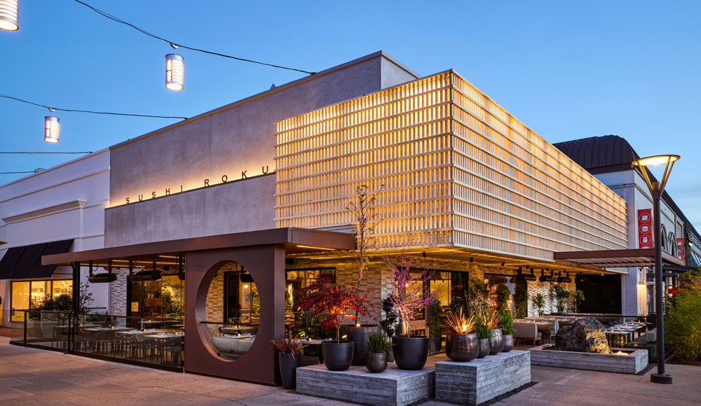 Exterior of a Japanese restaurant