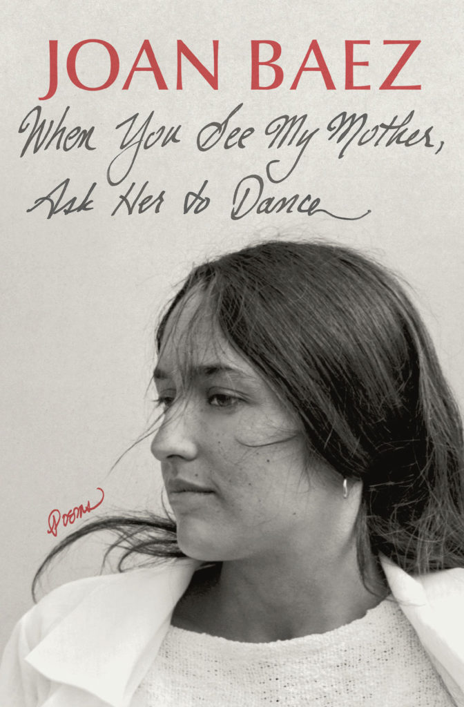 Jacket of Joan Baez’s new poetry collection