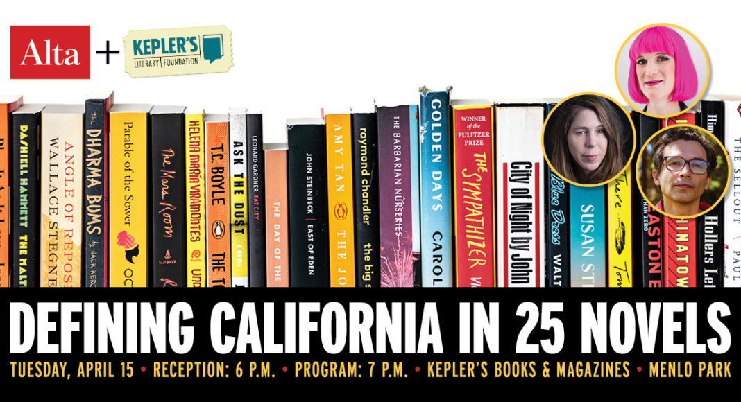 Defining California in 25 Novels event in Menlo Park