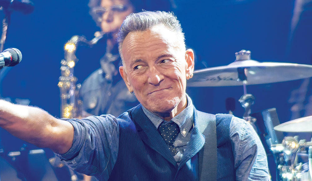 Man performing on stage