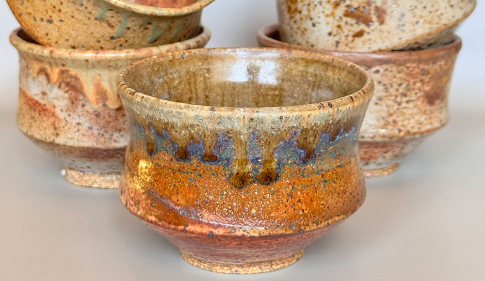 Photo of glazed ceramic bowls