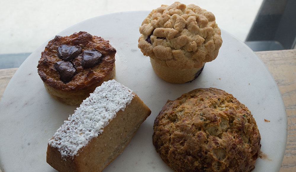 baked goods on a platter