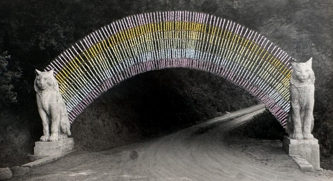 Rainbow on Los gatos