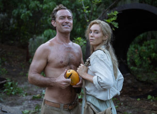 Man and woman in tropical island