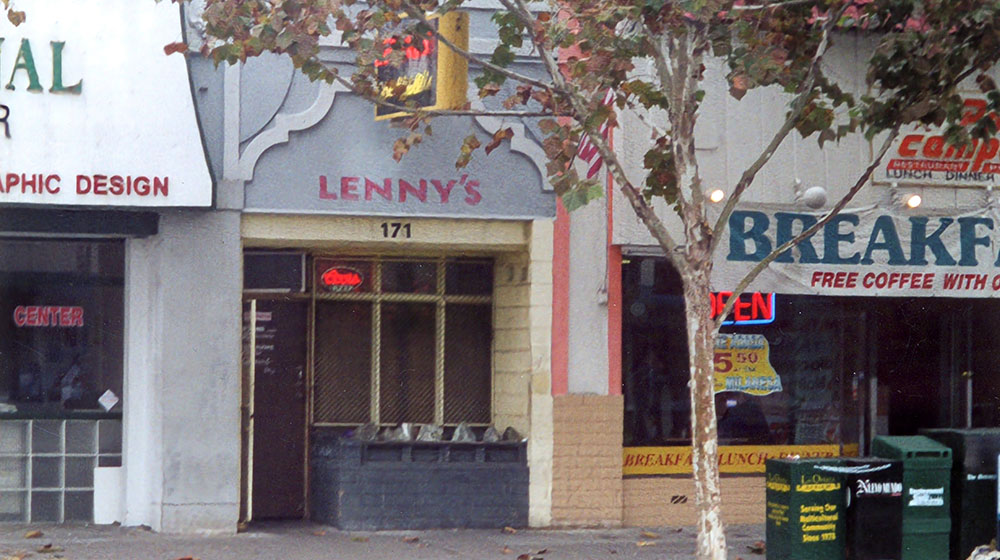 Vintage photo of small businesses